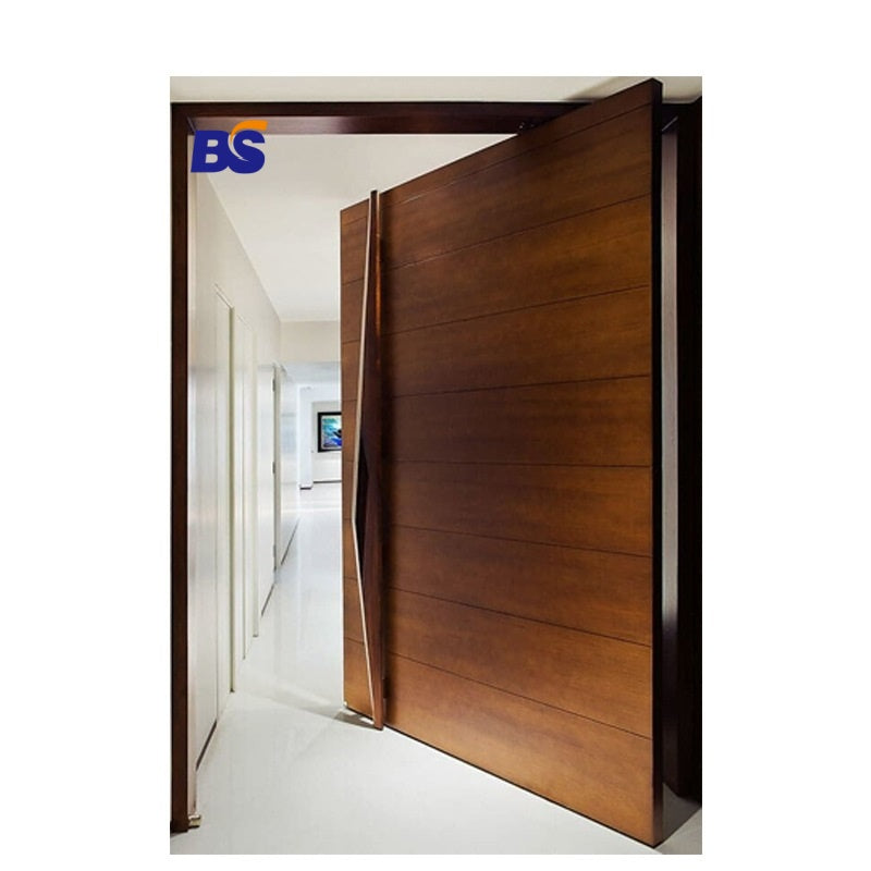 Modern Single Wooden Casement Swing Doors Latest Design Internal Solid Wood Front Partition Door Wholesale Price