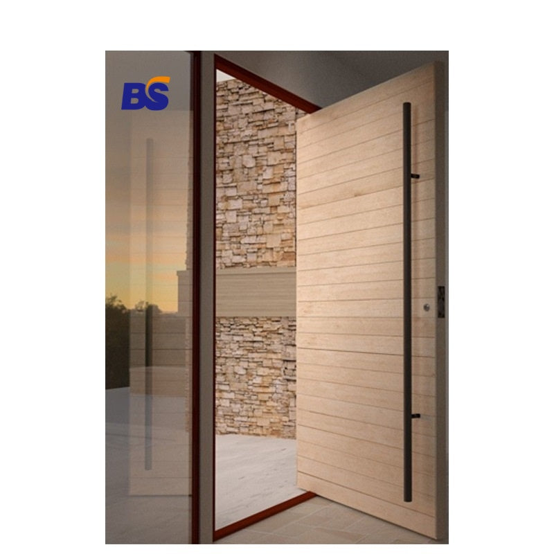 Modern Single Wooden Casement Swing Doors Latest Design Internal Solid Wood Front Partition Door Wholesale Price